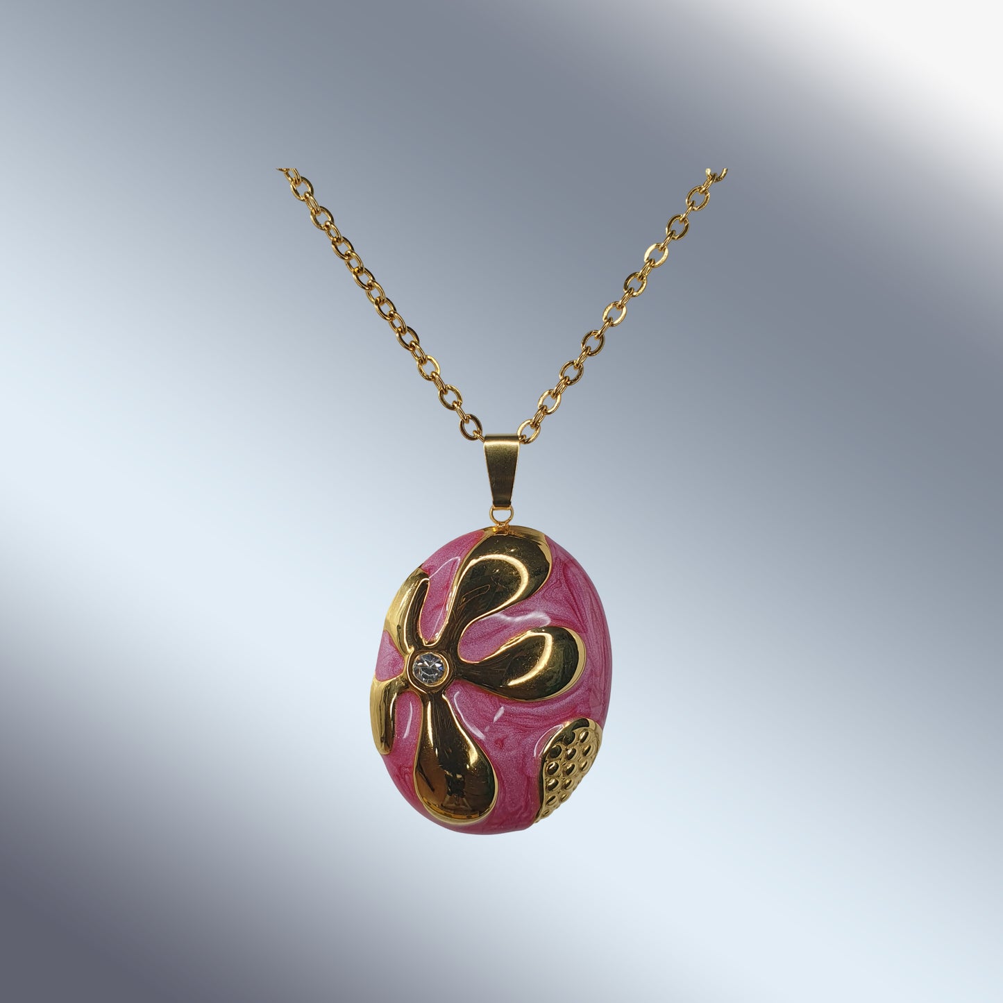 Dawn Blossom - Stainless Steel | Necklace | Earrings | Complete Set
